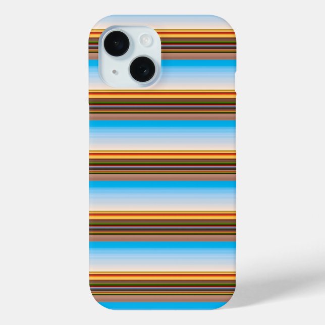 Cute modern colourful stripes  Case-Mate iPhone case (Back)