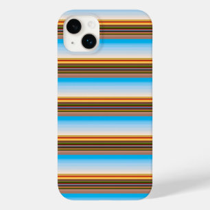 Cute modern colourful stripes Case-Mate iPhone 14 plus case