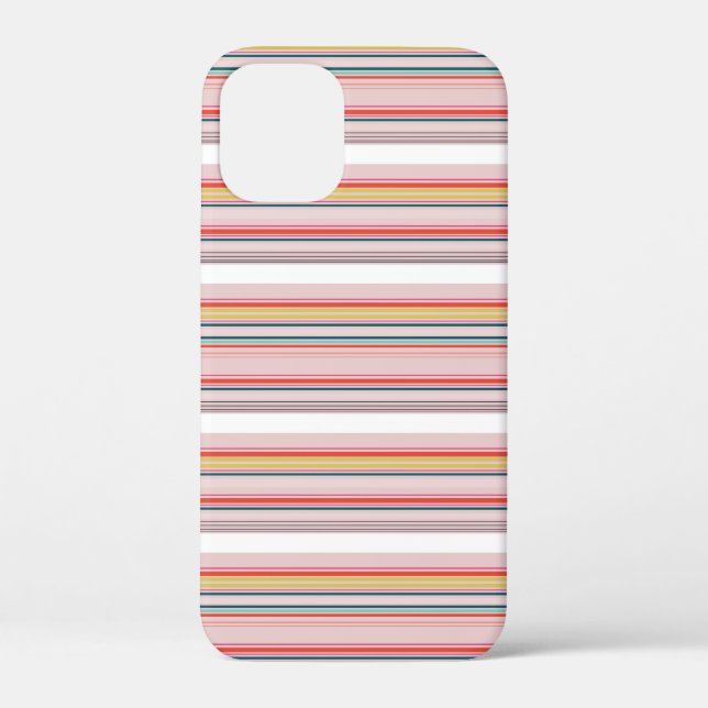 Cute modern colourful stripes Case-Mate iPhone case (Back)