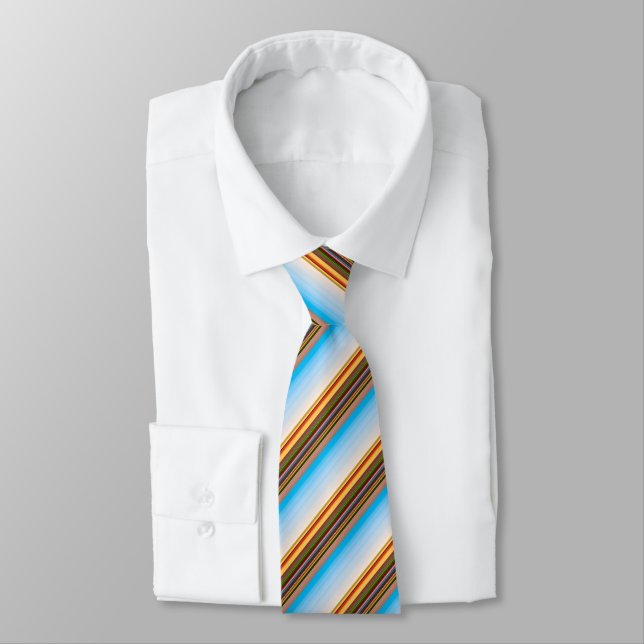 Cute modern colourful stripes  tie (Tied)