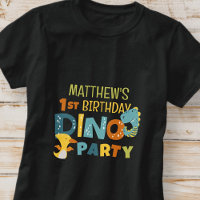 Cute Modern Dino Dinosaur Kid's Birthday Party