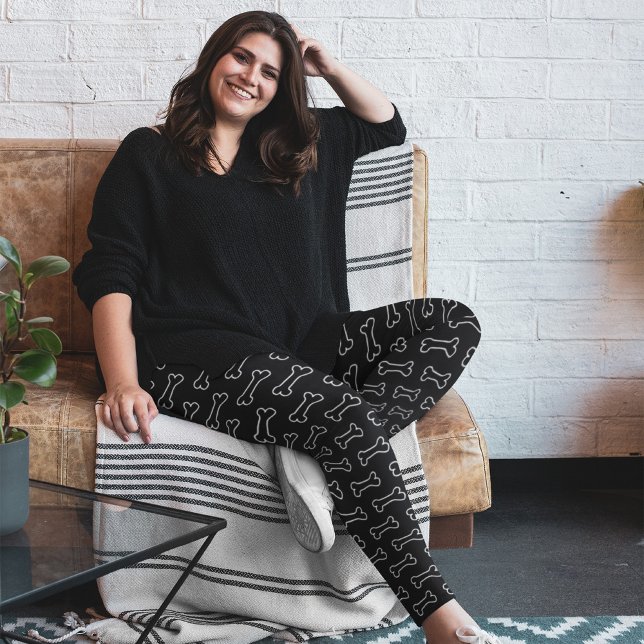 Cute Modern Dog Bone Leggings (Creator Uploaded)