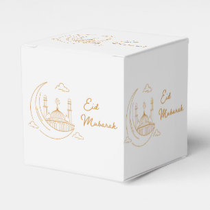 Cute Modern Eid Mubarak Eid Goodie Favour Box