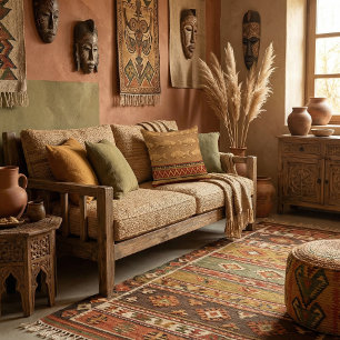 Cute Modern Fish Throw Pillow