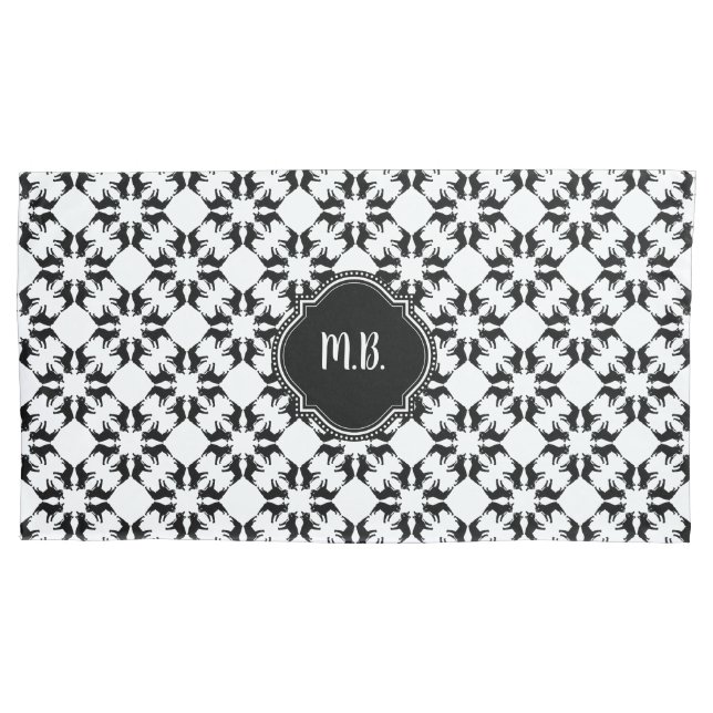 cute modern french bulldog pillow pillowcase (Front)