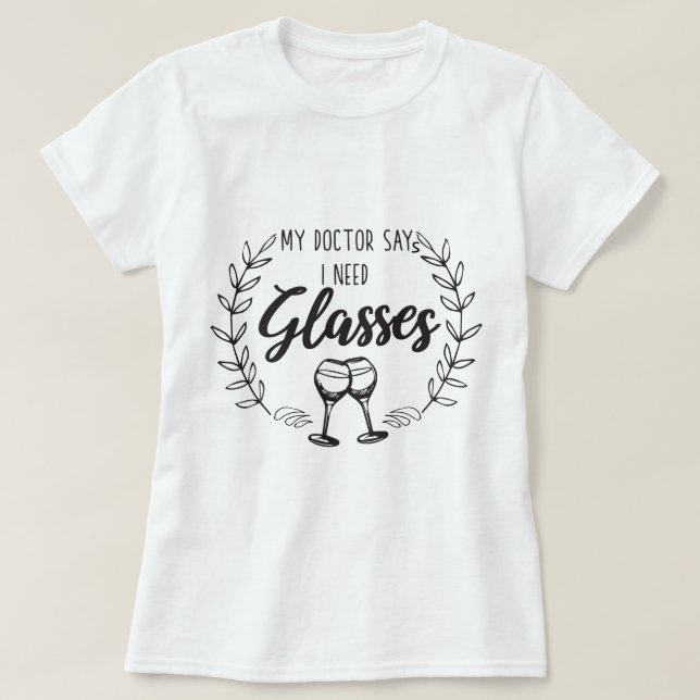 Cute Modern Fun Quote  T-Shirt (Design Front)
