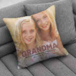 Cute modern Grandma photo quote throw pillow<br><div class="desc">Grandmas are so special ,  show her how much you love her with this beautiful throw cushion.</div>