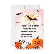  Cute modern Halloween pumpkin And Ghost 