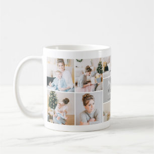 Cute Modern Mama Photo Collage Gift Coffee Mug
