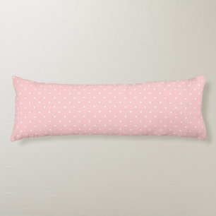 Cute Modern Pink and White   Body Cushion