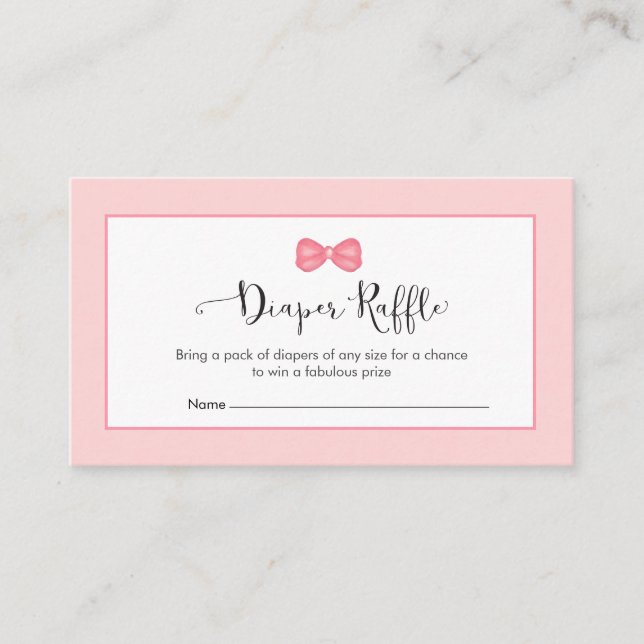 Cute Modern Pink Tutu Ballerina Ballet Girl  Enclosure Card (Front)