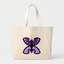 Cute Modern Purple Butterfly Graphic Accent
