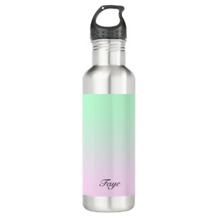 Cute Modern Rainbow gradient colour background nam 710 Ml Water Bottle