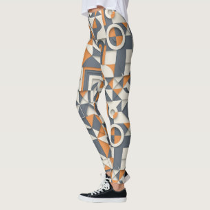 Cute Modern tiled pattern Leggings