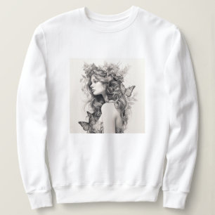 Cute modern uncommon Newlywed Gift for her Wifey Sweatshirt