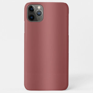 Cute Modern  Watercolor gradient solid red colour  iPhone 11 Pro Max Case