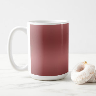 Cute Modern Watercolor gradient solid red colour Coffee Mug
