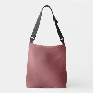 Cute Modern Watercolor gradient solid red colour Crossbody Bag