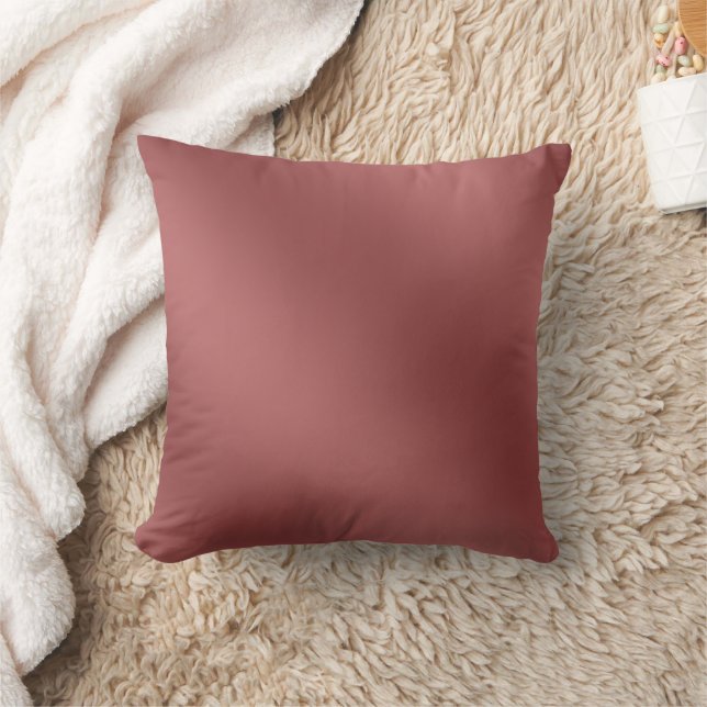 Cute Modern  Watercolor gradient solid red colour  Cushion (Blanket)