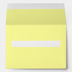 Cute Modern Yellow Gender Neutral Baby Shower Envelope