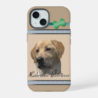 Cute Modern Yellow Lab Dog Art