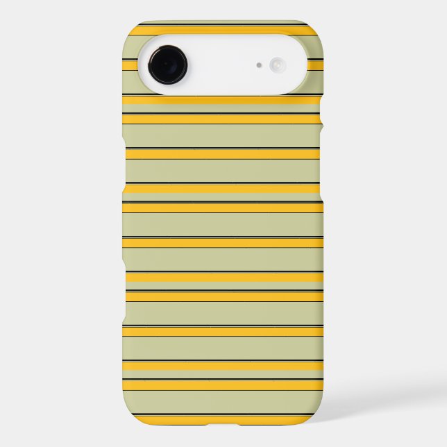 Cute modern yellow stripes (Back)