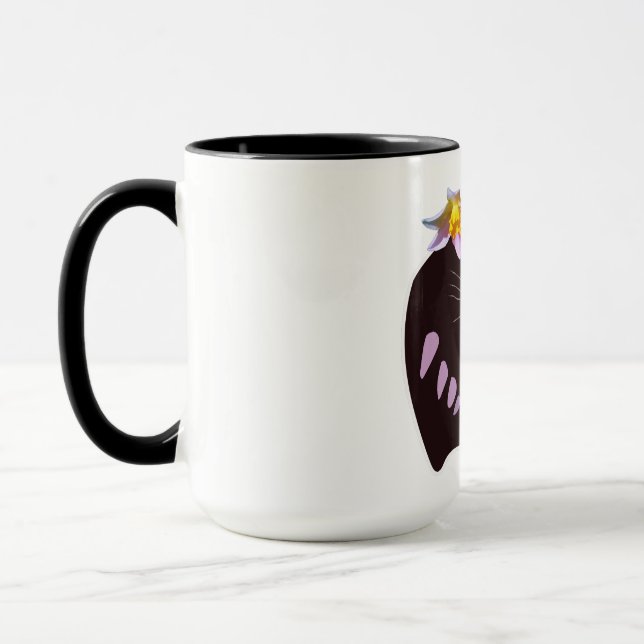 Cute Mole drawing Combo Mug (Left)