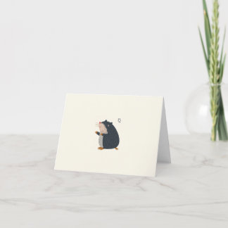 Cute Mole Greeting Card – Design for Any occasion