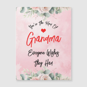 Cute Mom Mother's Day Lovely Grandma Custom Card