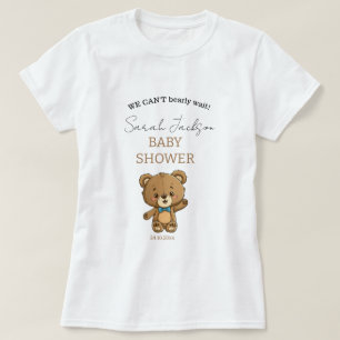 Cute Mom to be Teddy Bear Baby Shower  T-Shirt