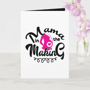 Cute Momma making add message announcement