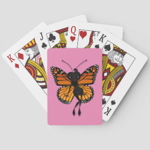 CUTE MONARCH BUTTERFLY DECK OF PLAYING CARDS