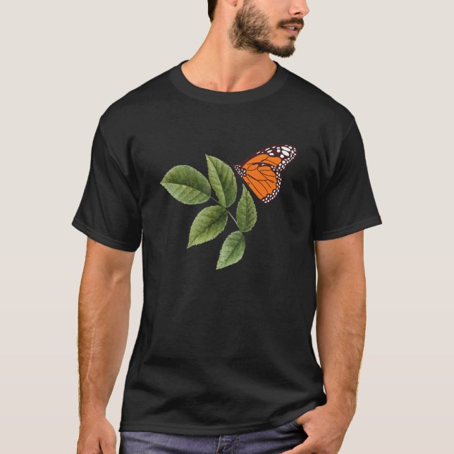 Cute Monarch Butterfly Entomology Butterfly T-Shirt (Front)