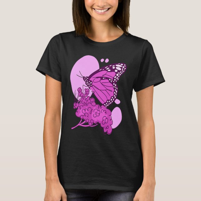 Cute Monarch Butterfly for Women T-Shirt (Front)