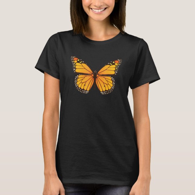 Cute Monarch Butterfly T-Shirt (Front)