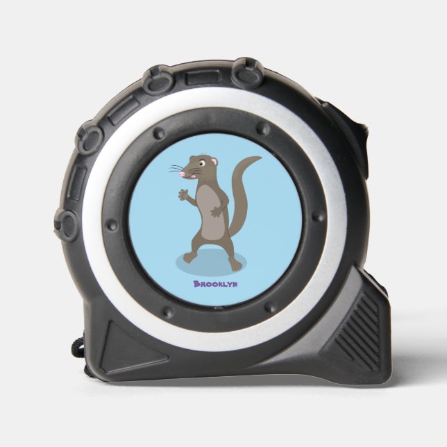 Cute mongoose cartoon illustration 1 (Front)