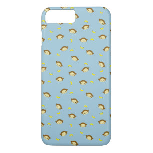 Cute Monkey Banana Pattern iPhone 7 plus Case
