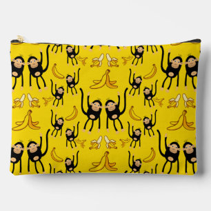 Cute Monkey Birthday  Accessory Pouch