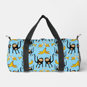 Cute Monkey Birthday  Duffle Bag