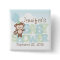 Cute Monkey; Blue & Green Baby Shower