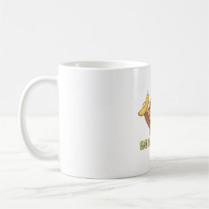 Cute Monkey Go Bananas Doodle Coffee Mug