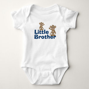 Cute Monkey Little Brother Baby Bodysuit