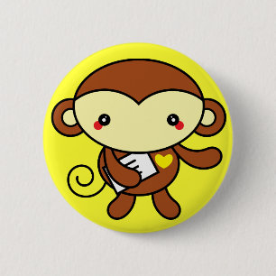 Cute Monkey Pin