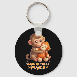 Cute Monkey Punch Baby Monkey Punch Team Punch Key Ring