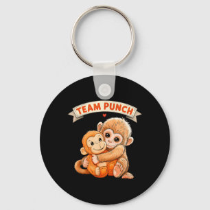 Cute Monkey Punch Baby Monkey Team Punch Key Ring