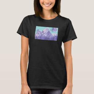 Cute Monkey Retro Wild Forest Animal Vintage Chim T-Shirt