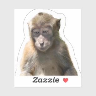 Cute Monkey Sticker