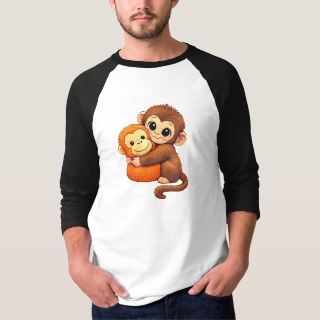 cute monkey T-Shirt (Front)