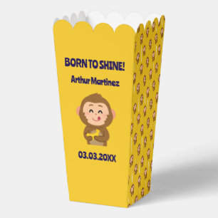 Cute Monkey Theme Boy Baby Shower  Favour Box