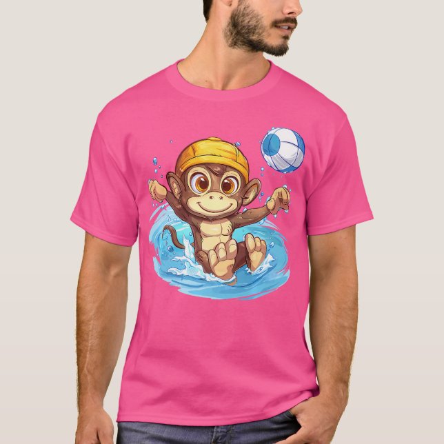 Cute Monkey Water Polo (Front)
